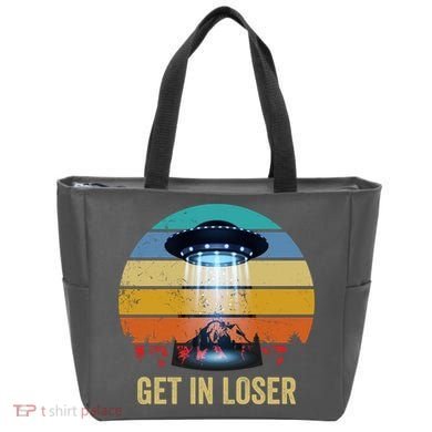 Get In Loser Alien Bigfoot Plus Size Tote Bag