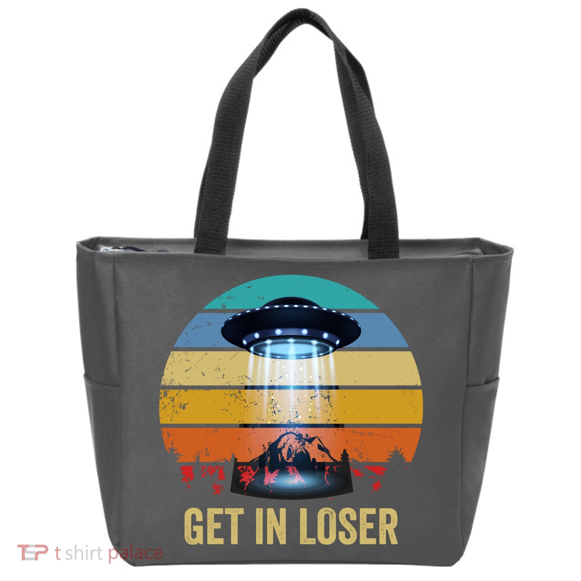 Get In Loser Alien Bigfoot Plus Size Tote Bag