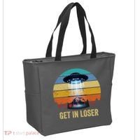 Get In Loser Alien Bigfoot Plus Size Tote Bag thumb 2