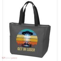 Get In Loser Alien Bigfoot Plus Size Tote Bag thumb 3