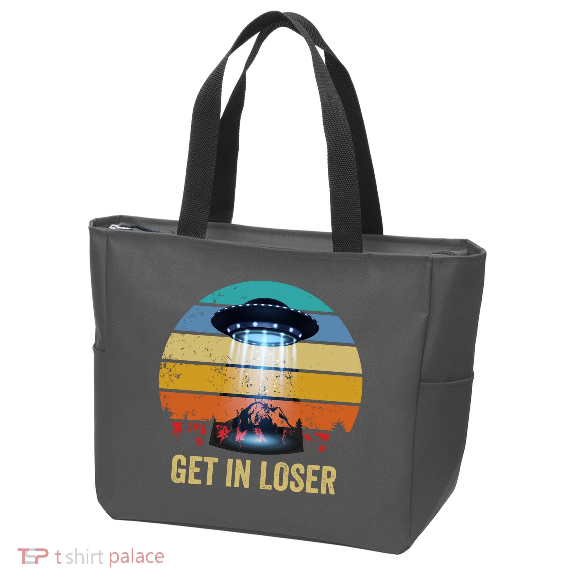 Get In Loser Alien Bigfoot Plus Size Tote Bag