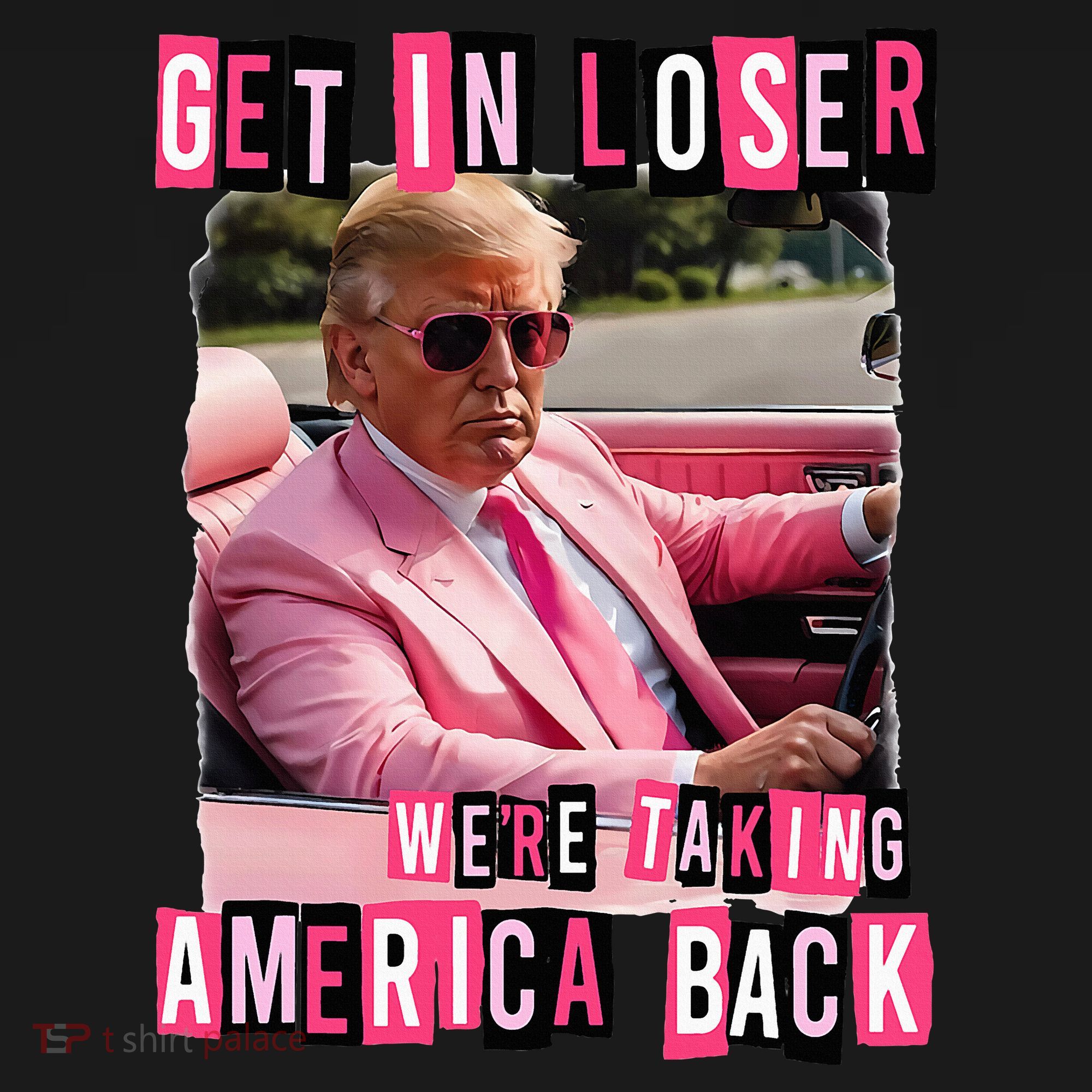 Get In Loser We Are Taking America Back Trump 2024 Women's Hoodie