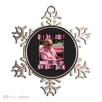 Get In Loser We Are Taking America Back Trump 2024 Ornament
