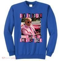Get In Loser We Are Taking America Back Trump 2024 Sweatshirt thumb 0