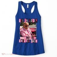 Get In Loser We Are Taking America Back Trump 2024 Women's Tank Top thumb 0