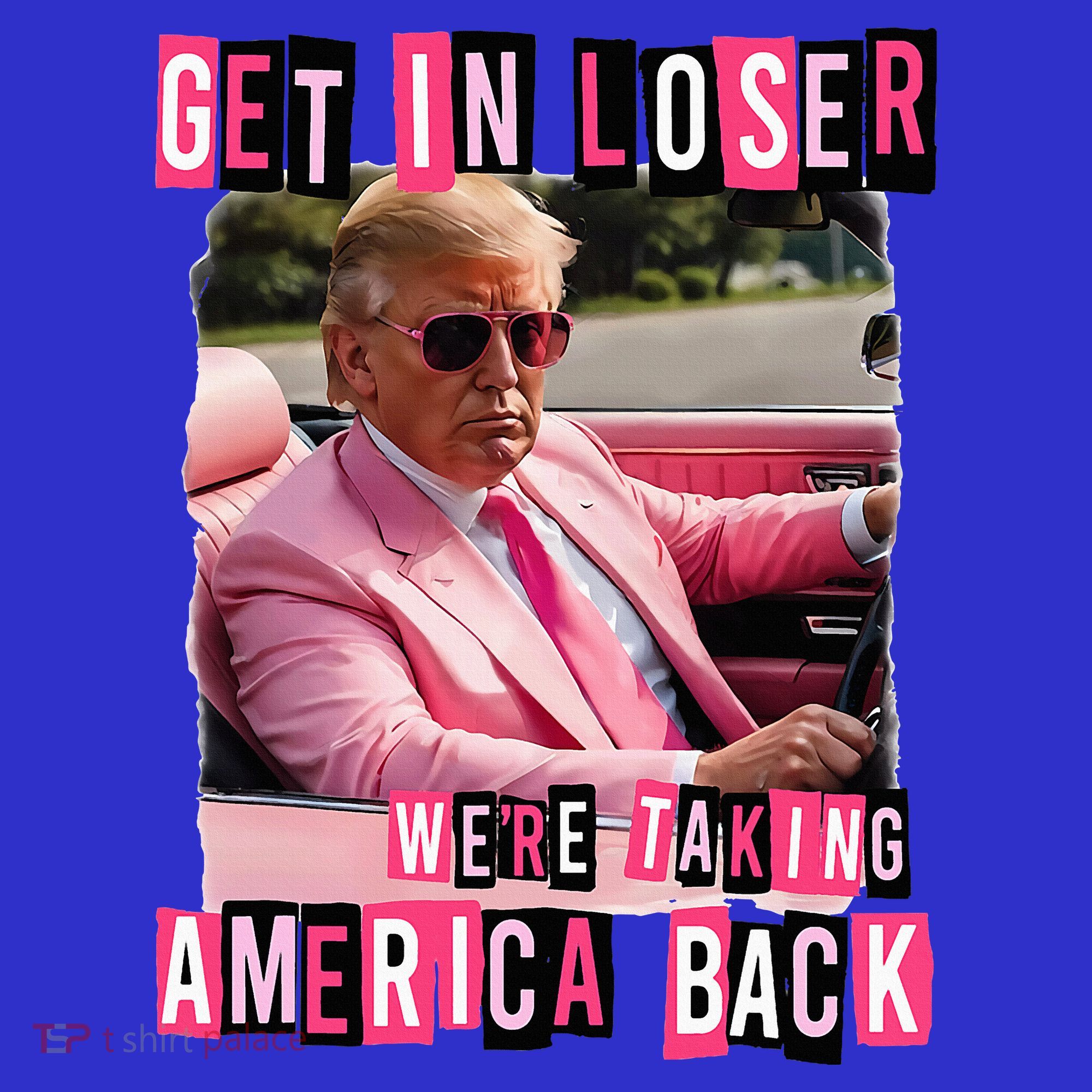 Get In Loser We Are Taking America Back Trump 2024 Women's Tank Top