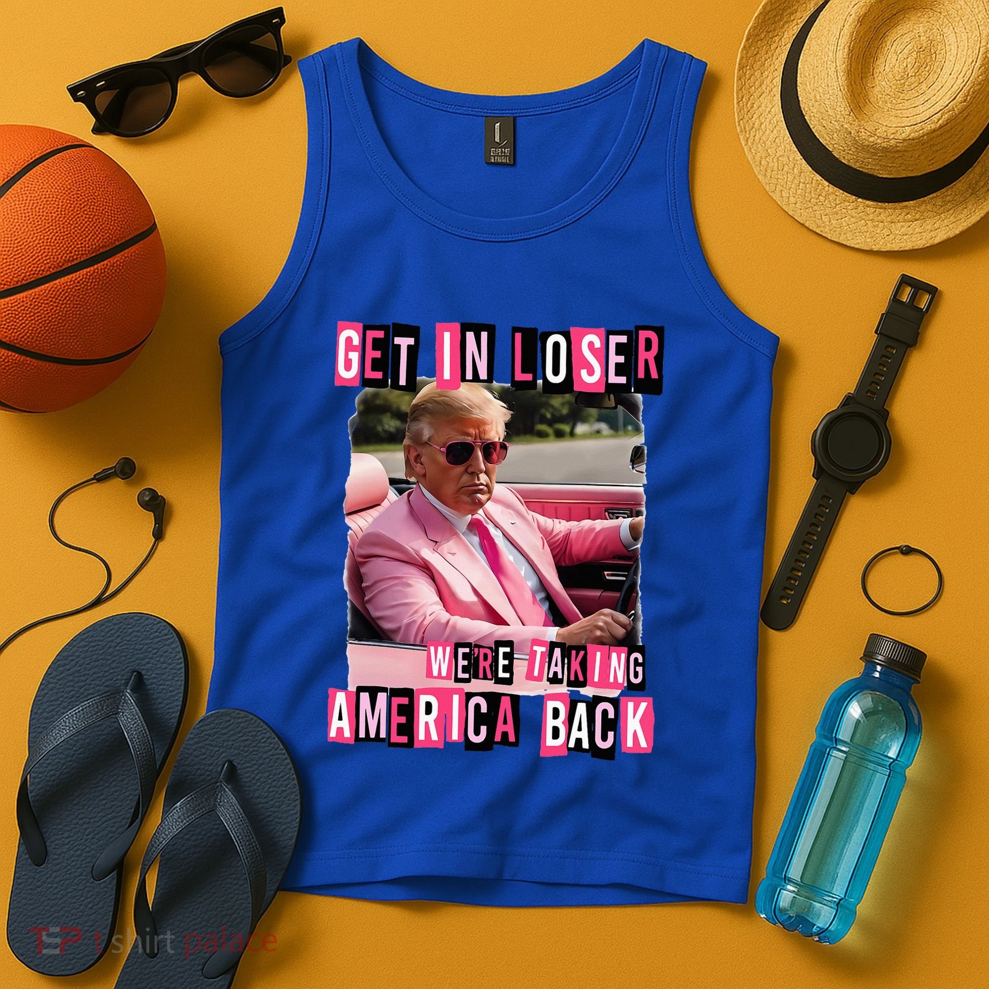 Get In Loser We Are Taking America Back Trump 2024 Tank Top