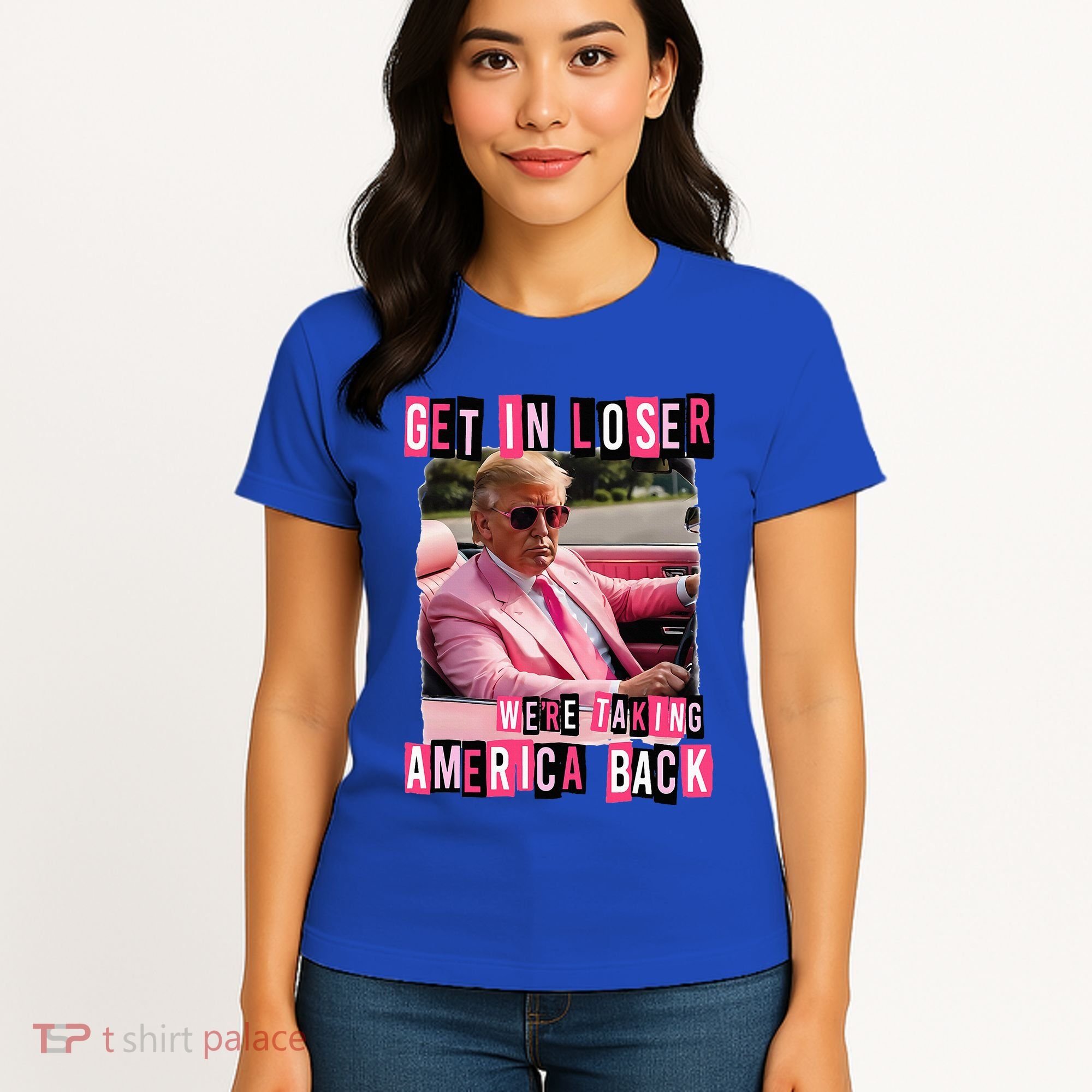 Get In Loser We Are Taking America Back Trump 2024 Women's T-Shirt