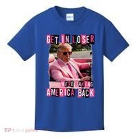 Get In Loser We Are Taking America Back Trump 2024 Kids T-Shirt thumb 0