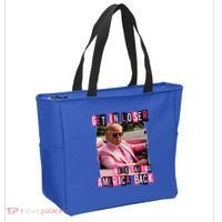 Get In Loser We Are Taking America Back Trump 2024 Tote Bag thumb 2
