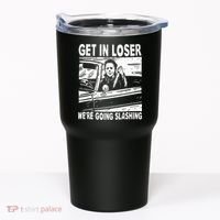 Get In Loser We're Going Slashing Horror Character Halloween Tumbler thumb 0