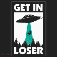 Get In Loser Alien Aliens Extraterrestrial Beanie thumb 2