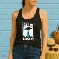 Get In Loser Alien Aliens Extraterrestrial Women's Tank Top thumb 2