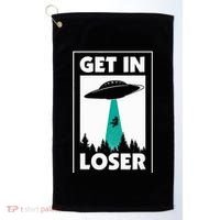 Get In Loser Alien Aliens Extraterrestrial Golf Towel thumb 0