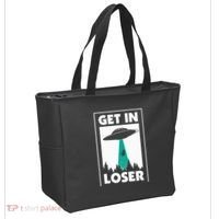 Get In Loser Alien Aliens Extraterrestrial Tote Bag thumb 2