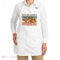 Get In Loser We're Getting Tacos Cats Apron thumb 2