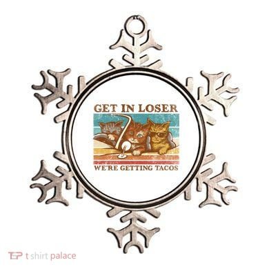 Get In Loser We're Getting Tacos Cats Ornament