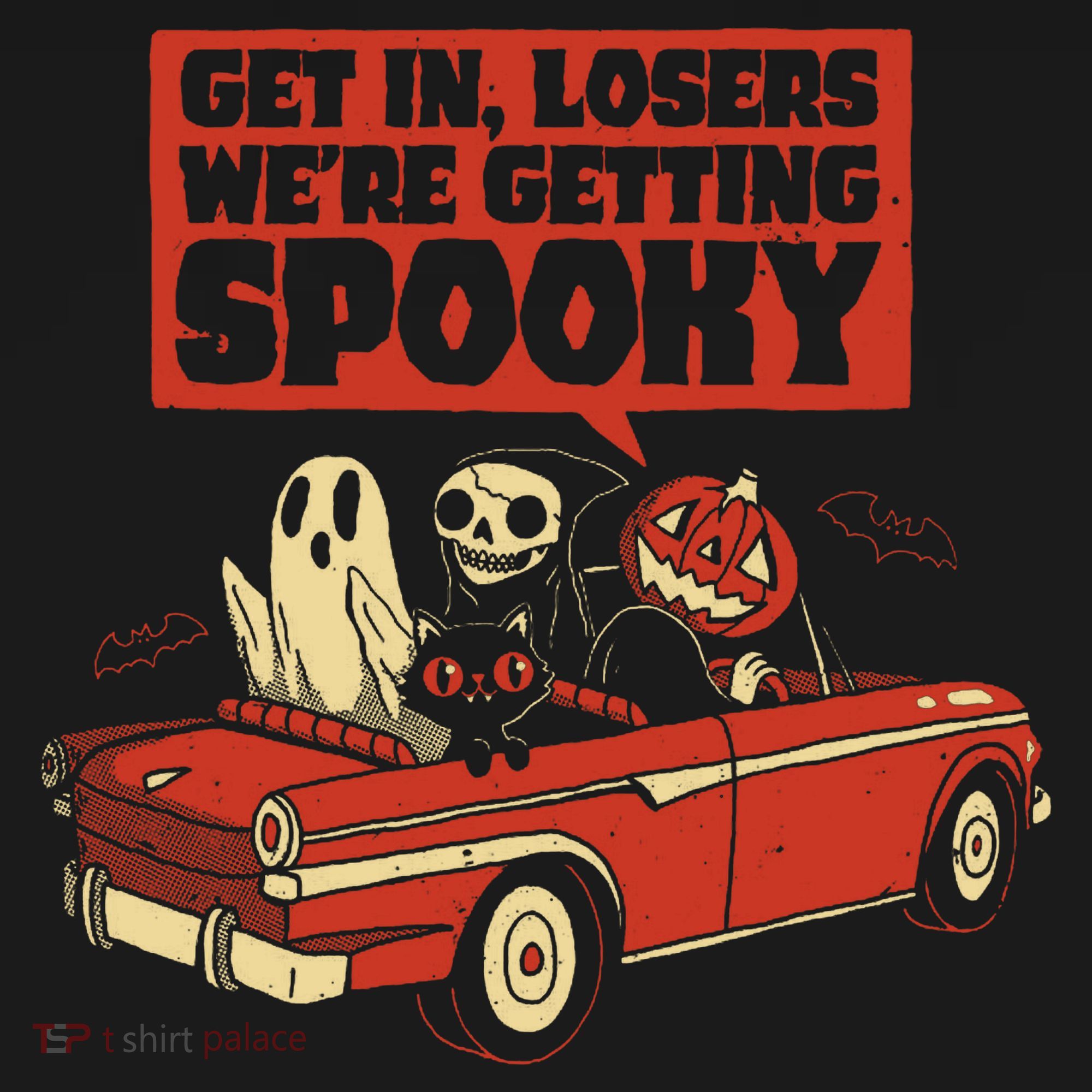 Get In Losers We're Getting Spooky Hallowen Apron