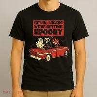 Get In Losers We're Getting Spooky Hallowen T-Shirt thumb 3