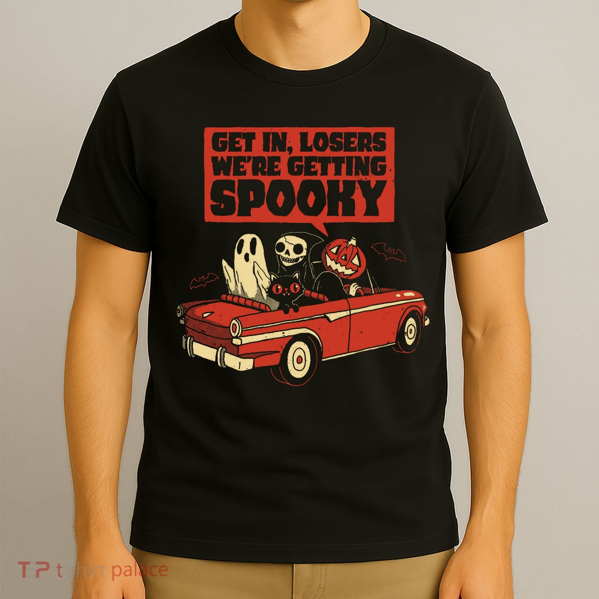 Get In Losers We're Getting Spooky Hallowen T-Shirt