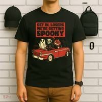 Get In Losers We're Getting Spooky Hallowen T-Shirt thumb 6