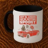 Get In Losers We're Getting Spooky Hallowen Coffee Mug thumb 2