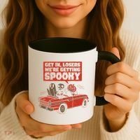 Get In Losers We're Getting Spooky Hallowen Coffee Mug thumb 3