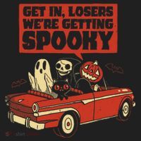 Get In Losers We're Getting Spooky Hallowen Beanie thumb 2