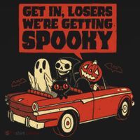 Get In Losers We're Getting Spooky Hallowen Coaster thumb 2