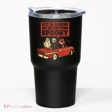 Get In Losers We're Getting Spooky Hallowen Tumbler