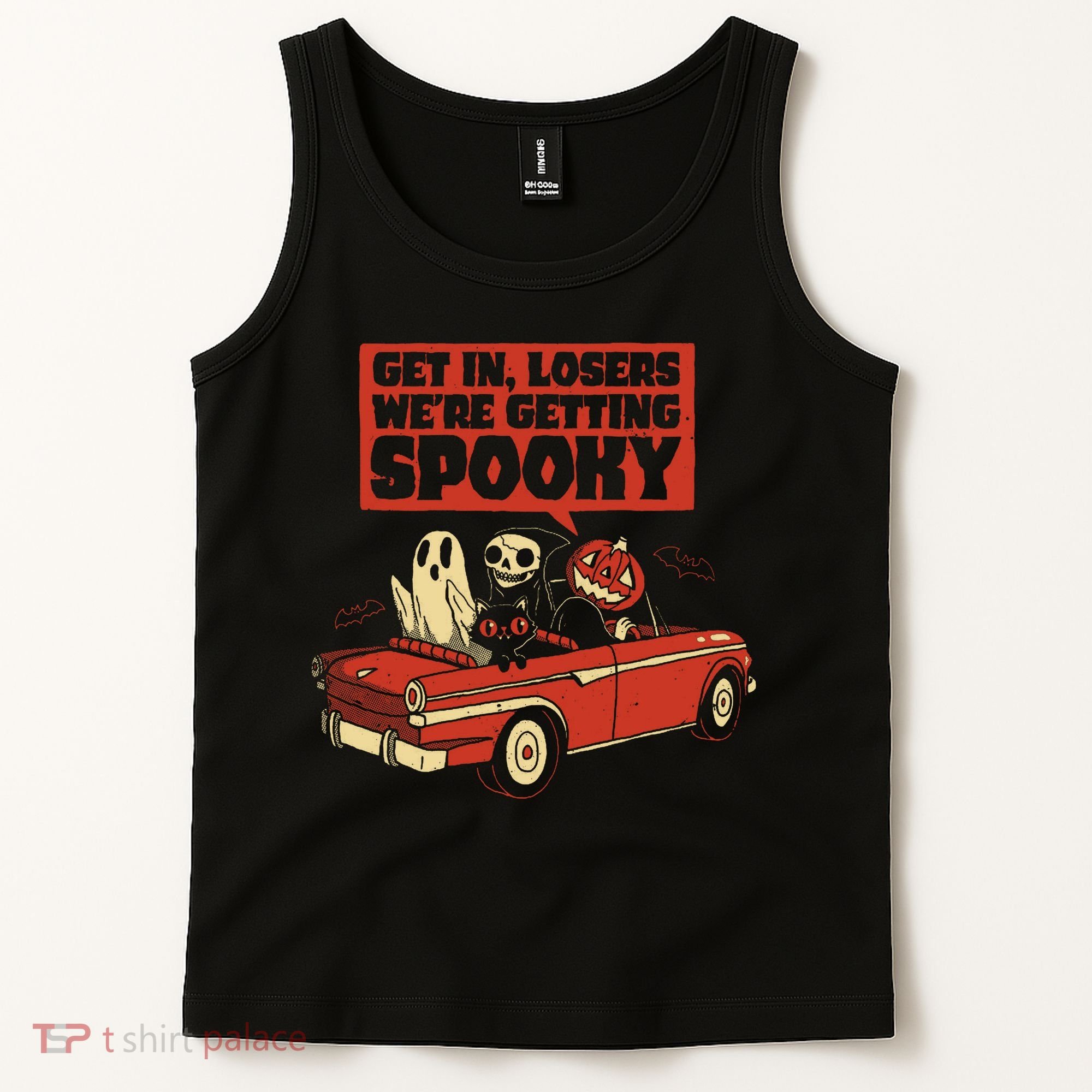 Get In Losers We're Getting Spooky Hallowen Tank Top