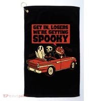 Get In Losers We're Getting Spooky Hallowen Golf Towel thumb 0