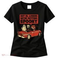 Get In Losers We're Getting Spooky Hallowen Women's T-Shirt thumb 0
