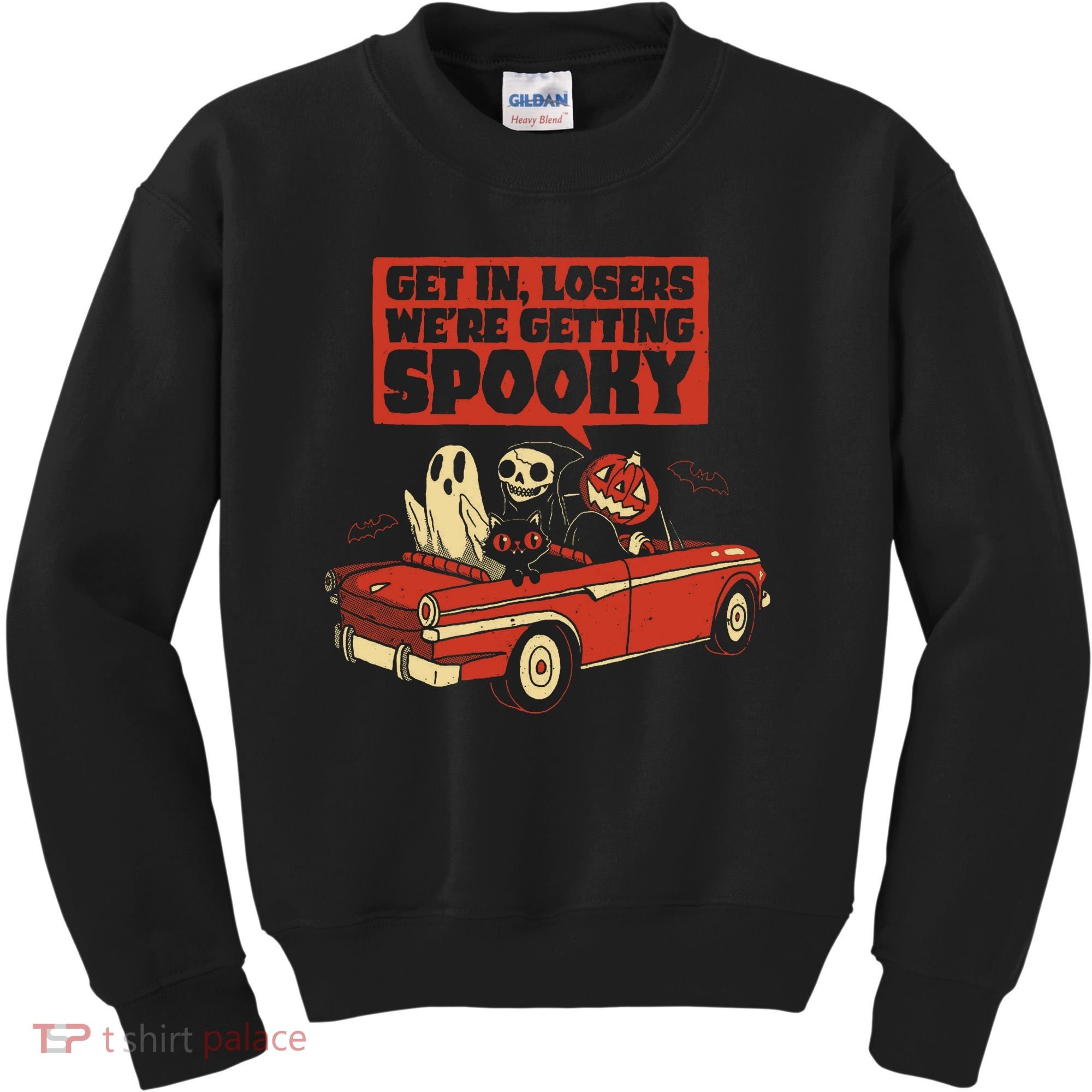 Get In Losers We're Getting Spooky Hallowen Kids Sweatshirt