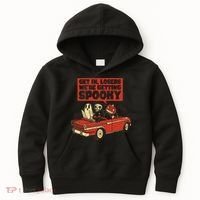 Get In Losers We're Getting Spooky Hallowen Kids Hoodie thumb 0