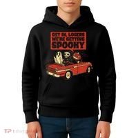 Get In Losers We're Getting Spooky Hallowen Kids Hoodie thumb 4