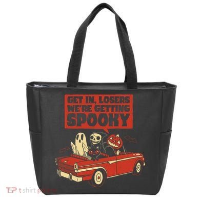 Get In Losers We're Getting Spooky Hallowen Tote Bag