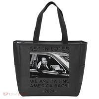 Get In Loser We Are Talking America Back Trump 2024 Tote Bag thumb 0