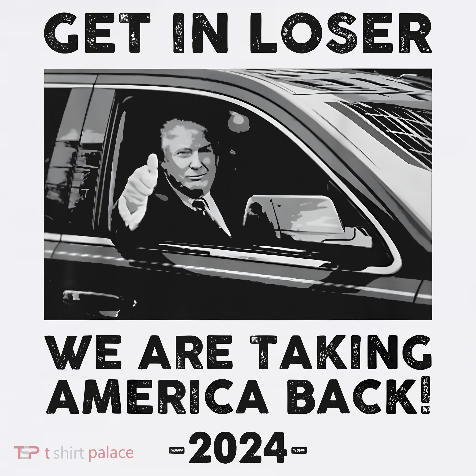 Get In Loser We Are Talking America Back Trump 2024 Women's Hoodie