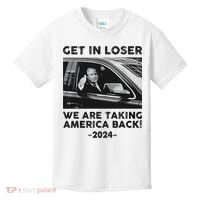 Get In Loser We Are Talking America Back Trump 2024 Kids T-Shirt thumb 0