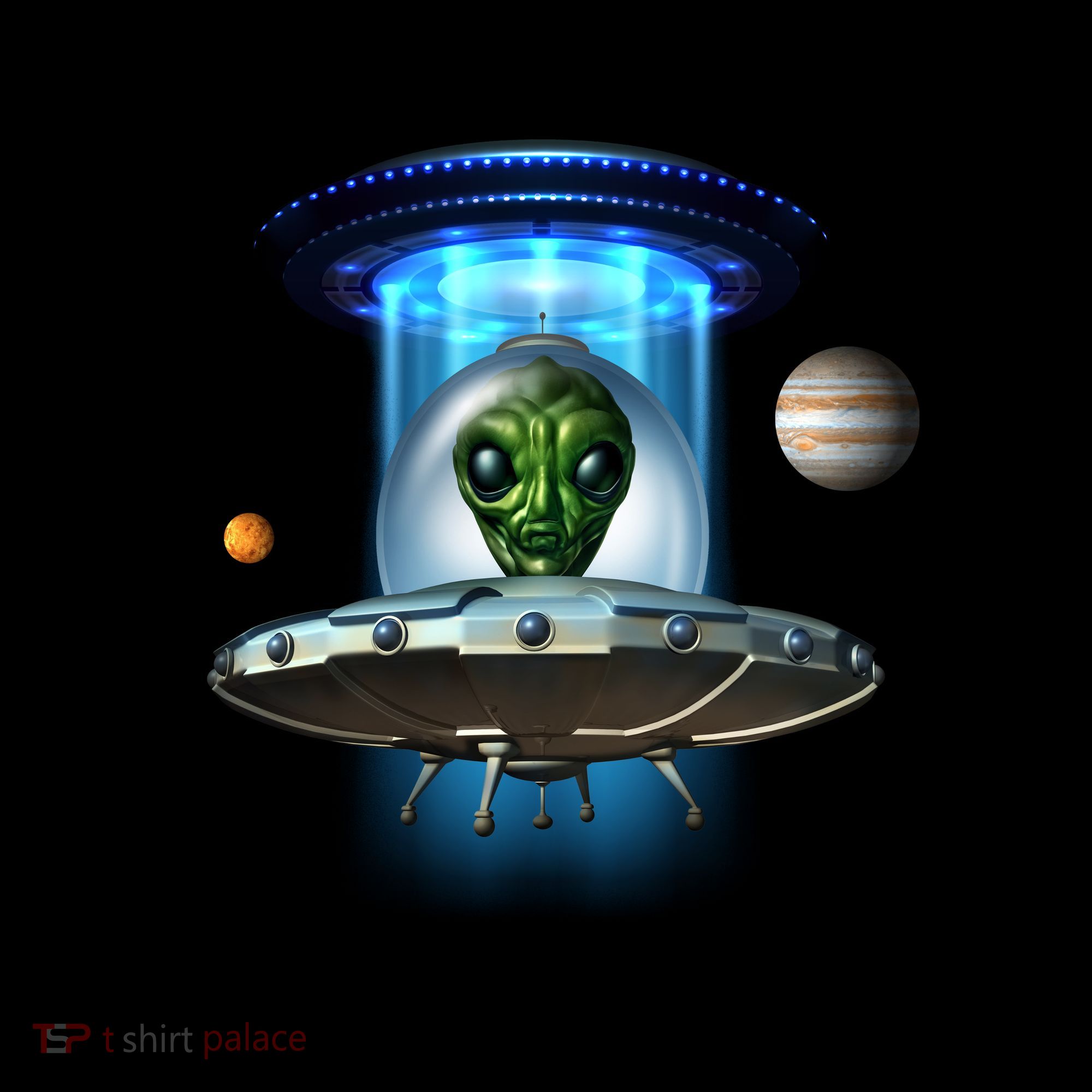 Get In Loser Funny Alien Going To Space Coffee Mug