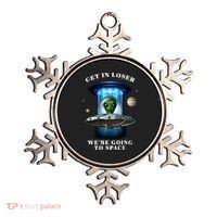 Get In Loser Funny Alien Going To Space Ornament thumb 0