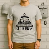 Get In Loser Alien T-Shirt thumb 6