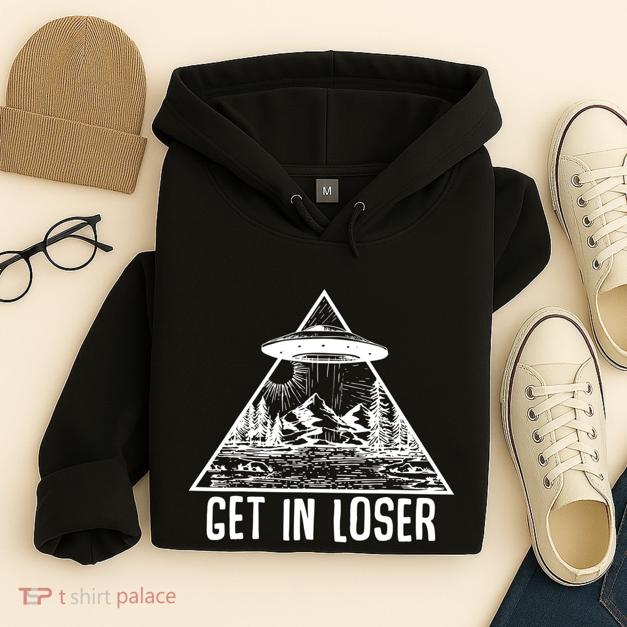 Get In Loser Alien Hoodie