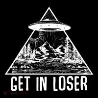 Get In Loser Alien Toddler Hoodie thumb 2