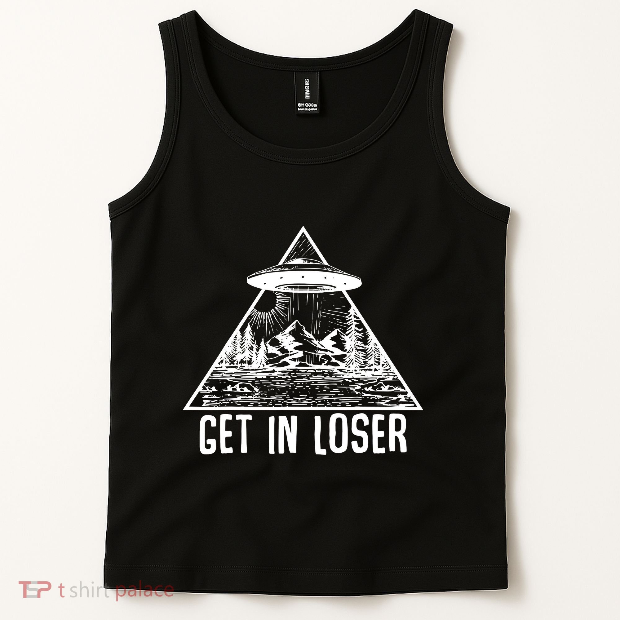 Get In Loser Alien Tank Top