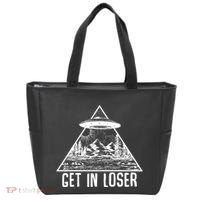 Get In Loser Alien Tote Bag thumb 0