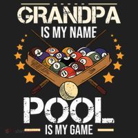 Grandpa Is My Name Pool Is My Game | Funny Billiard Player Tumbler thumb 3