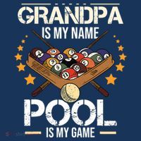 Grandpa Is My Name Pool Is My Game | Funny Billiard Player Women's Hoodie thumb 2