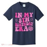 Groovy In My 8th Birthday Era Eight 8 Years Old Birthday Kids T-Shirt thumb 0